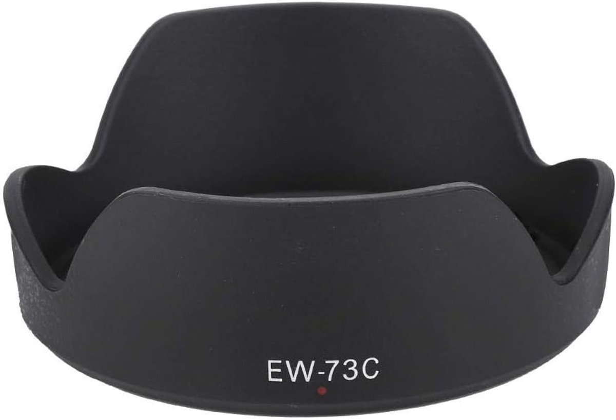 Camera Lens Hood EW-73C van Kwaliteitsplastic voor EF-S 10-18mm F4.5-5.6 IS STM, Bescherming en Schaduw voor Fotografie