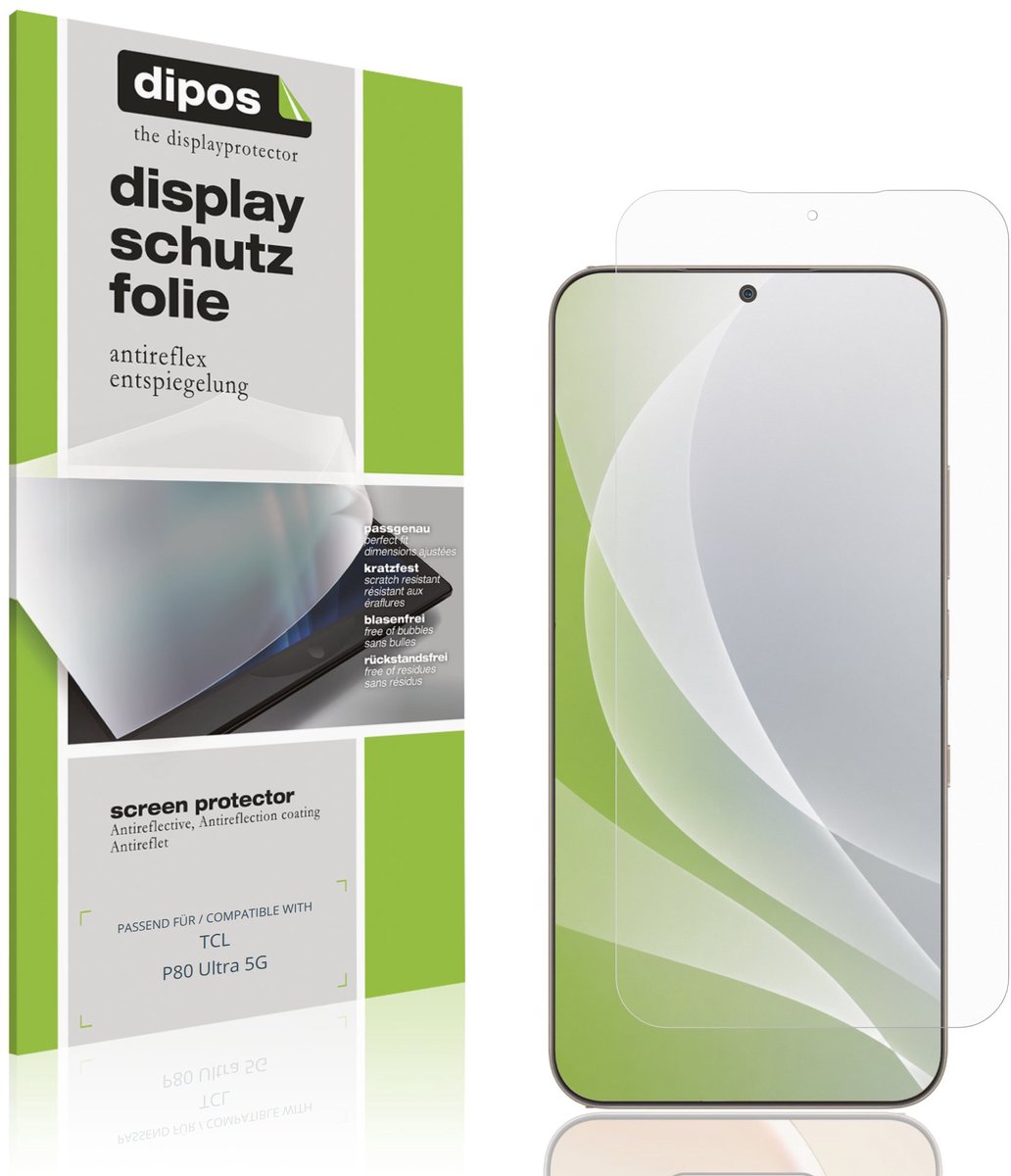 dipos – 4x Matte Beschermfolie geschikt voor TCL P80 Ultra 5G | Krasbestendige & antireflecterende Screenprotector Ultra-Thin
