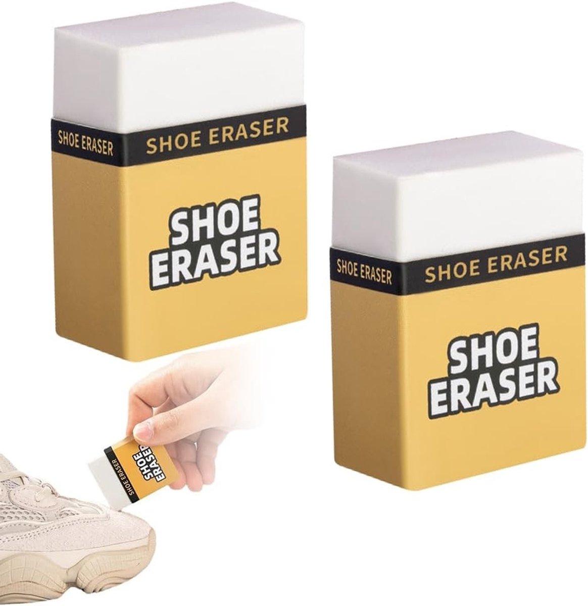 Schoenreinigingsrubber voor Suède en Nubuck - 2 Stuks Schoenpoets, Vlekkenverwijderaar en Onderhoudsproduct