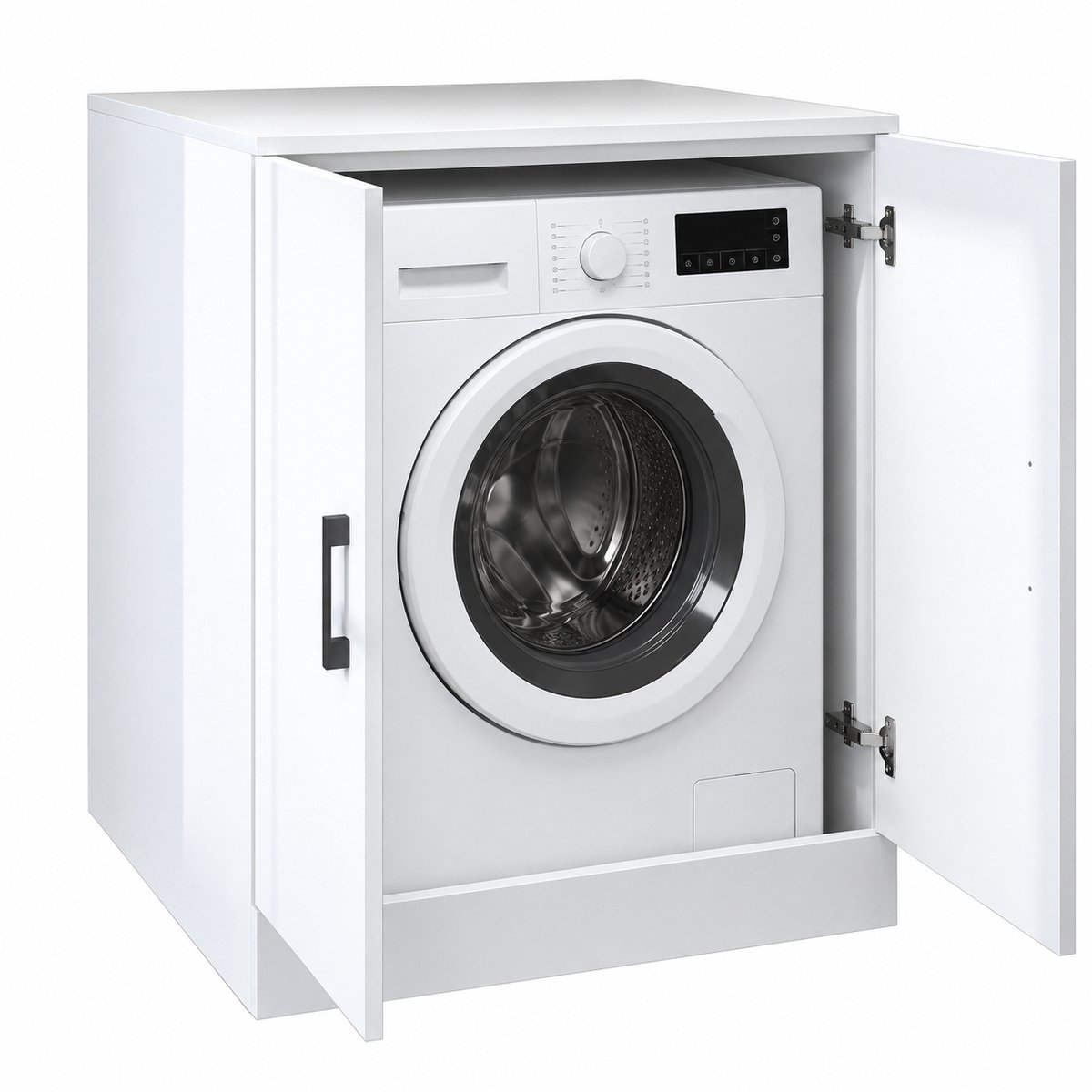 Roomart ATLANTIC-II Wasmachine Ombouwkast 70x90 cm - Onderkast - Wit