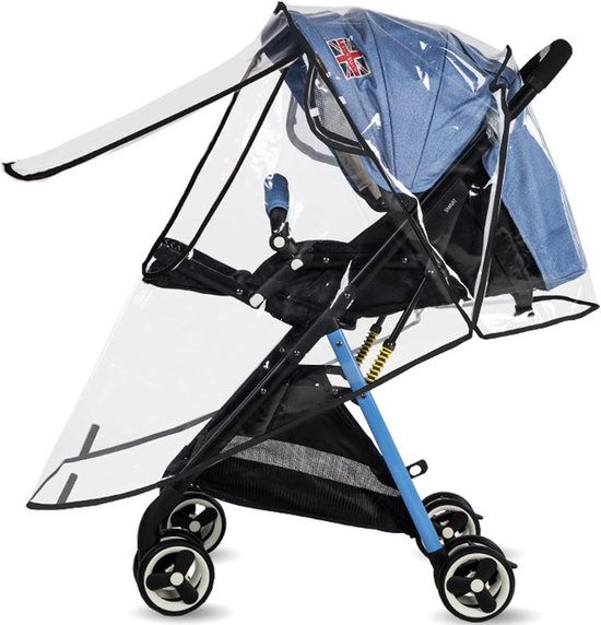 Waterdichte Regenhoes voor Kinderwagens, EVA Windbescherming, Geschikt voor Strollers en Buggies — afbeelding 4