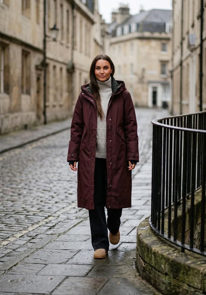 WITHBLACK Wblbrooklyn Function Para Jassen Dames - Winterjas - Bordeaux - Maat XL