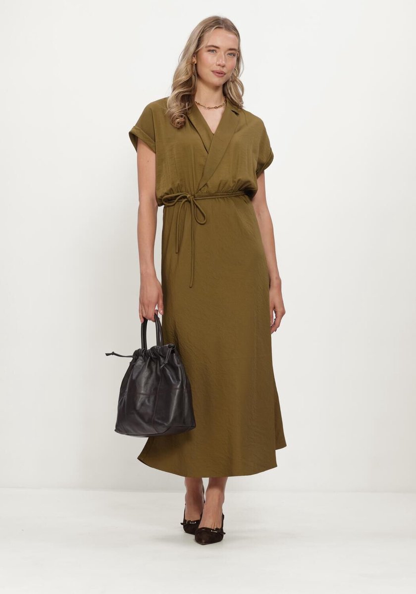 Beaumont Jordyn Dress Dames - Jurk - Olijf - Maat 38
