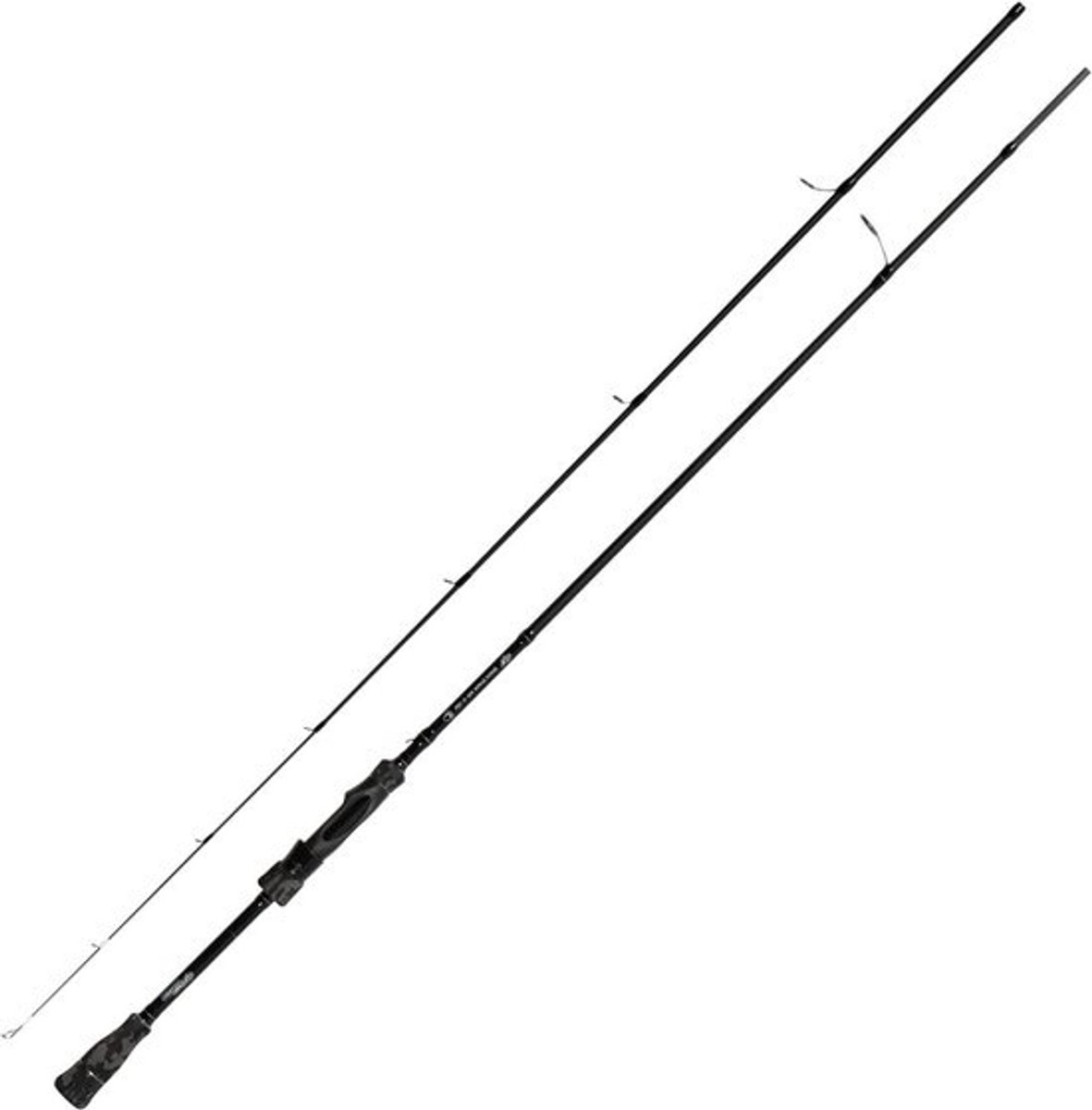 Spinstang - Hengel - Baarsvissen - Lichtreflecterende top - 200 cm - Camo