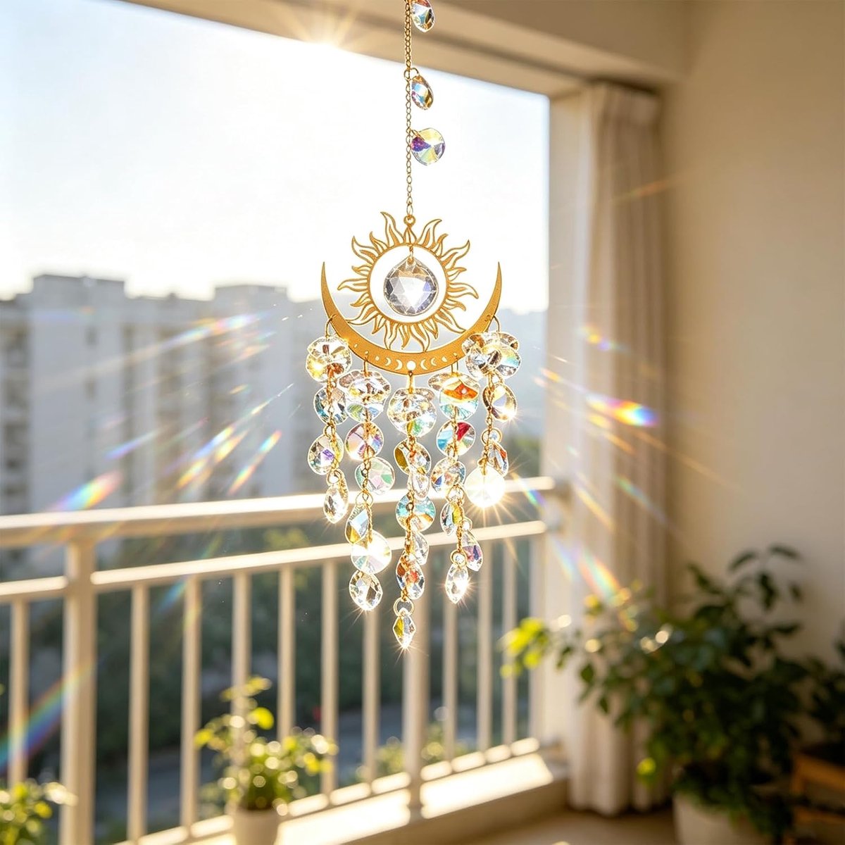 Zonnevanger venster kristal Suncatcher raamdecoratie (C)