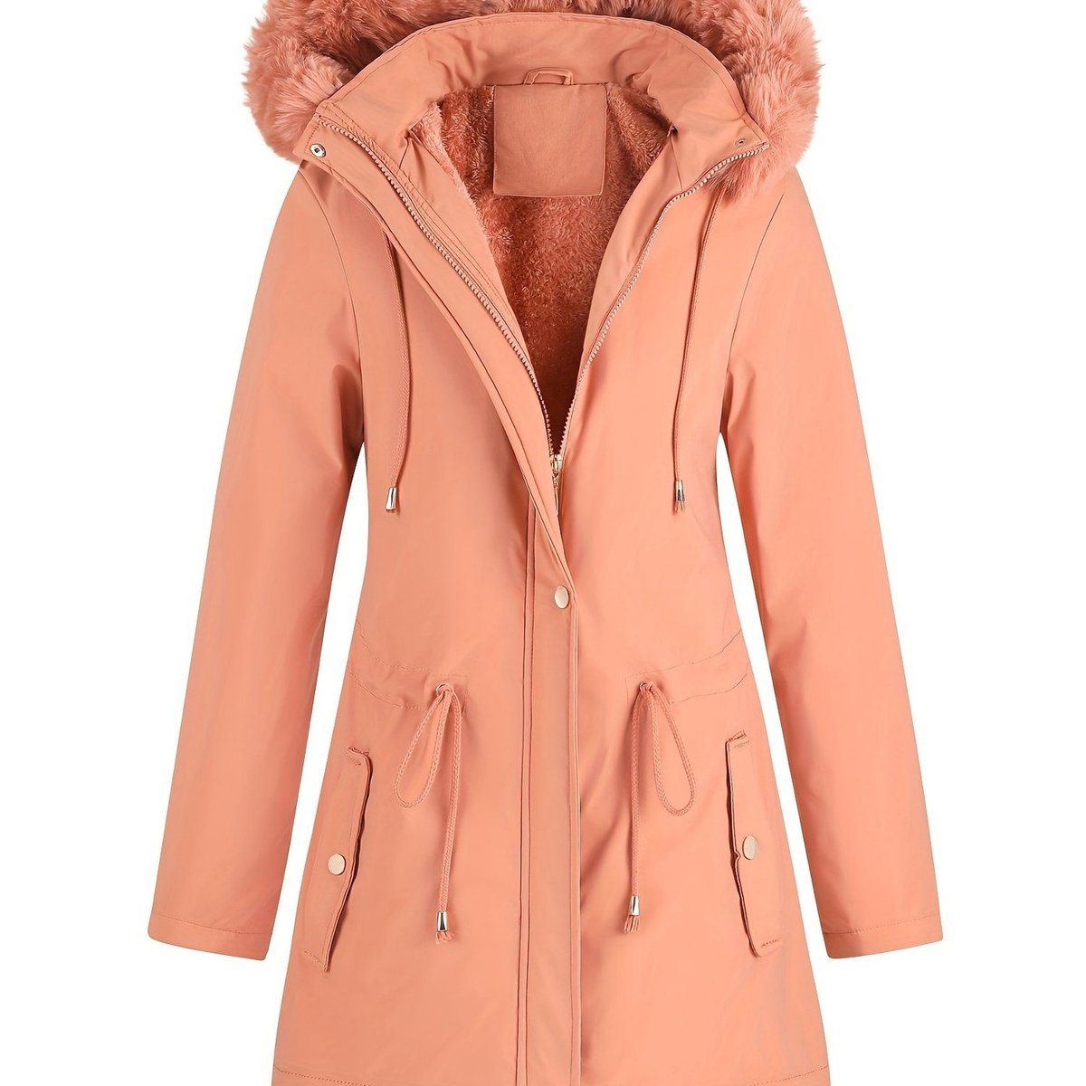 Currero Winterjas Parka Dames Lange Jas Dames Wintermantel Overjas Gewatteerd Waterdicht Winter Stijlvol Mantel Vrouwen Volwassen Mandarijn Mandarin
