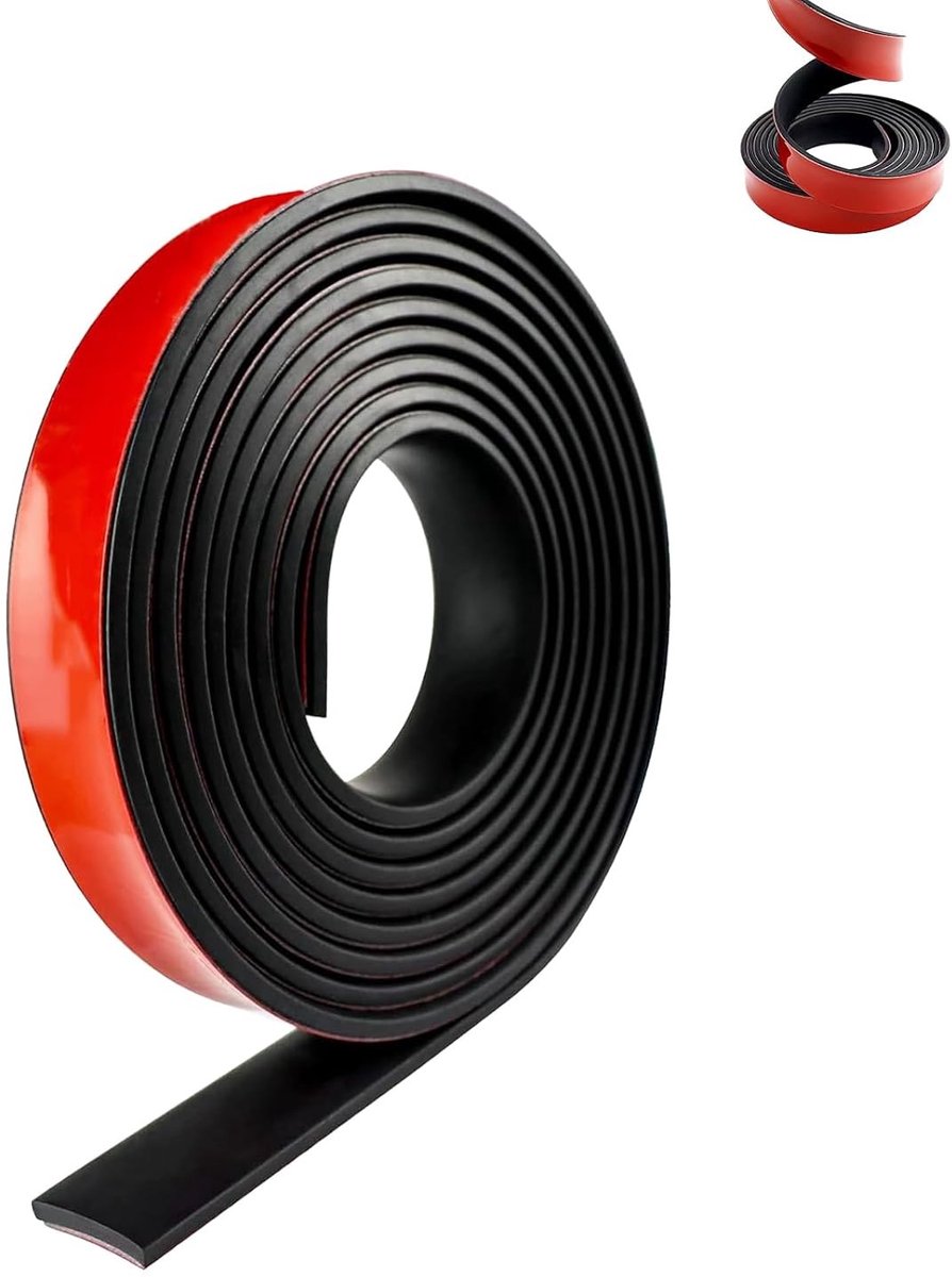 Zelfklevende Rubber Strips voor DIY - Neopreen Rubber Mat en Plakband voor Afsluiting en Isolatie