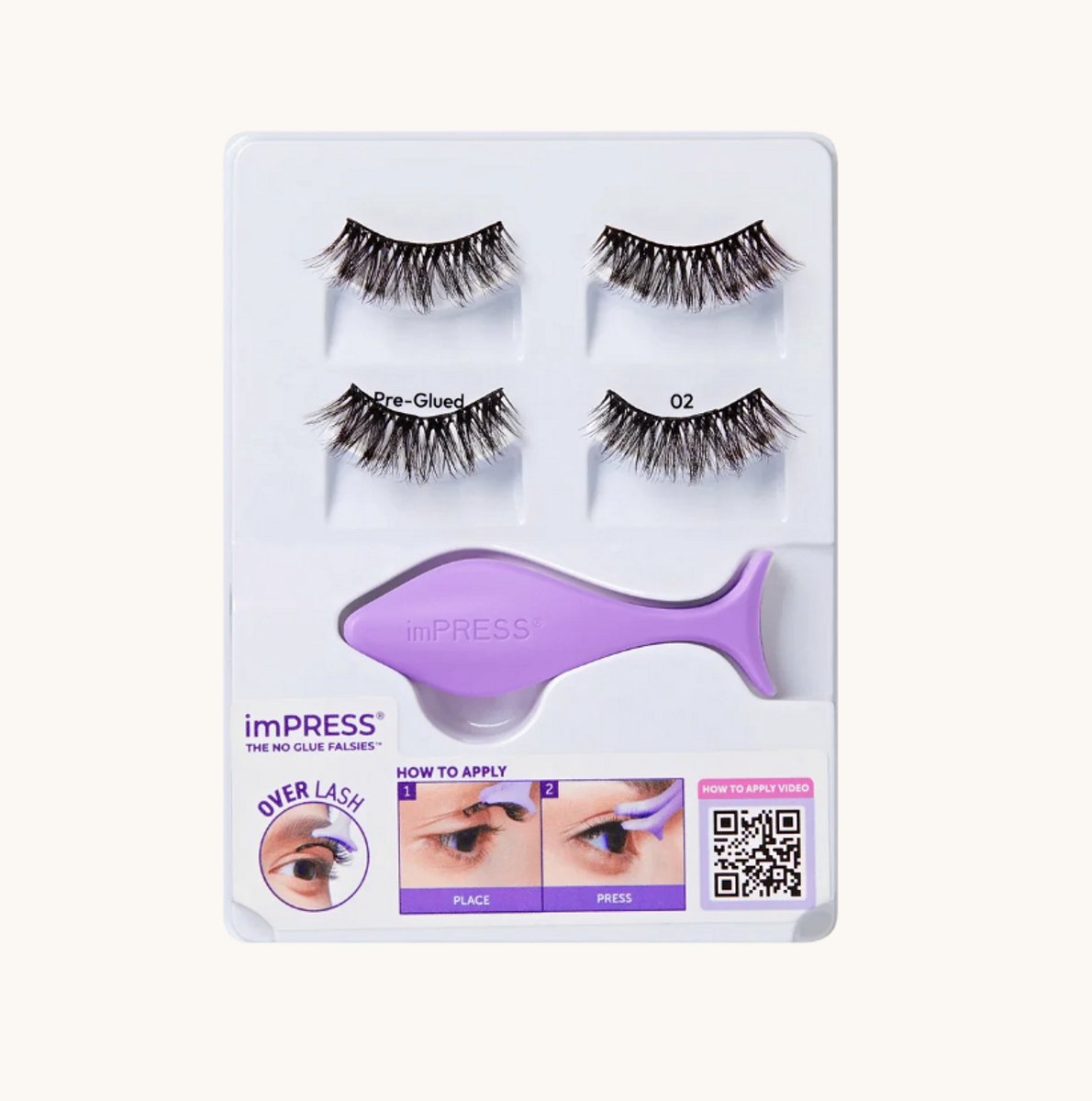 imPRESS Falsies Classic Volume - Zelfklevende Wimperclusters - 36 stuks