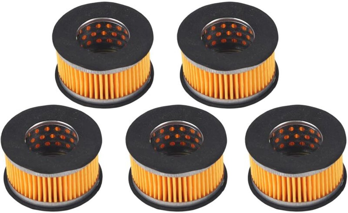 Geluiddemper geschikt voor luchtcompressorfilter, 5-delige accessoirekit geschikt voor vervanging.