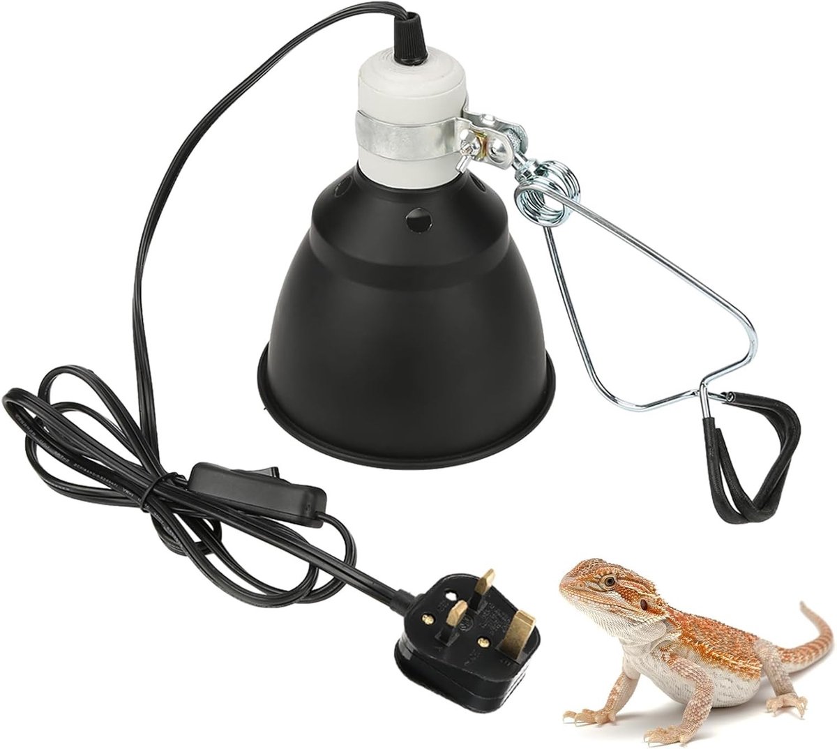 Reptielenverwarming: 300W UVA/UVB Warmtelamp voor Schildpadden en Kippenbroeders met E27 Fitting