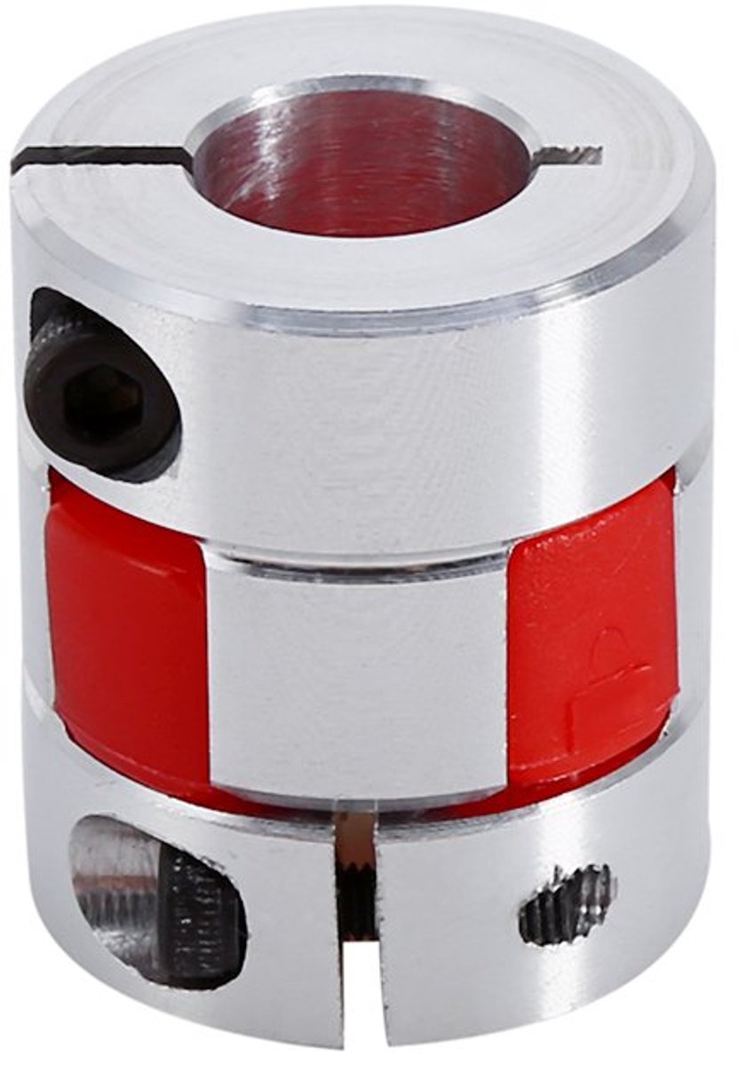 8mm x 12mm Flexibele Plum Askoppeling, CNC Stappenmotor Encoder Koppeling, schokdempend en isolerend voor industriële aandrijfsystemen