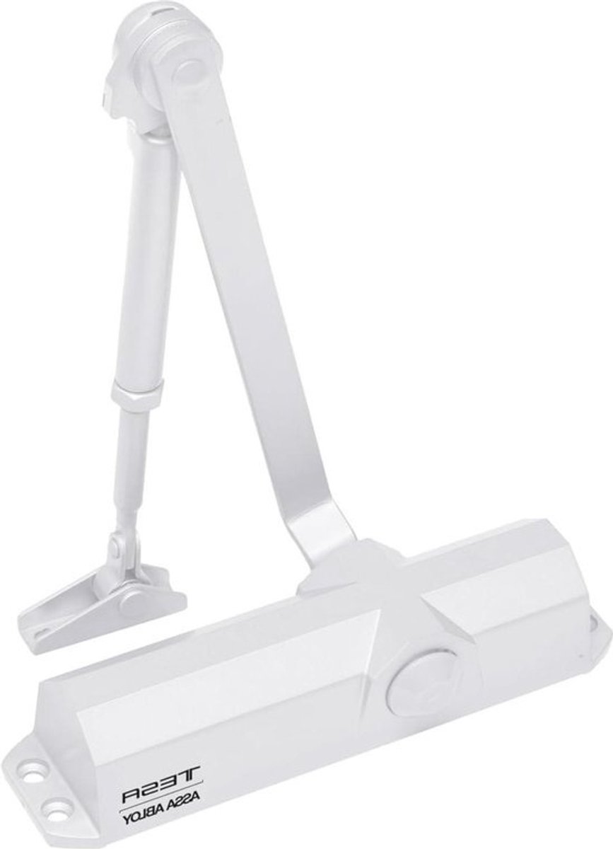 Deurdranger met scharnierarm - wit - CT180134NBL