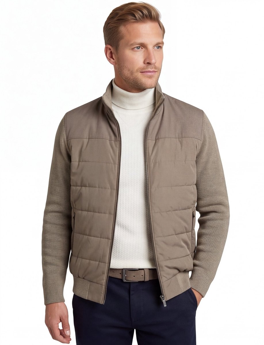 Bugatti winterjas beige