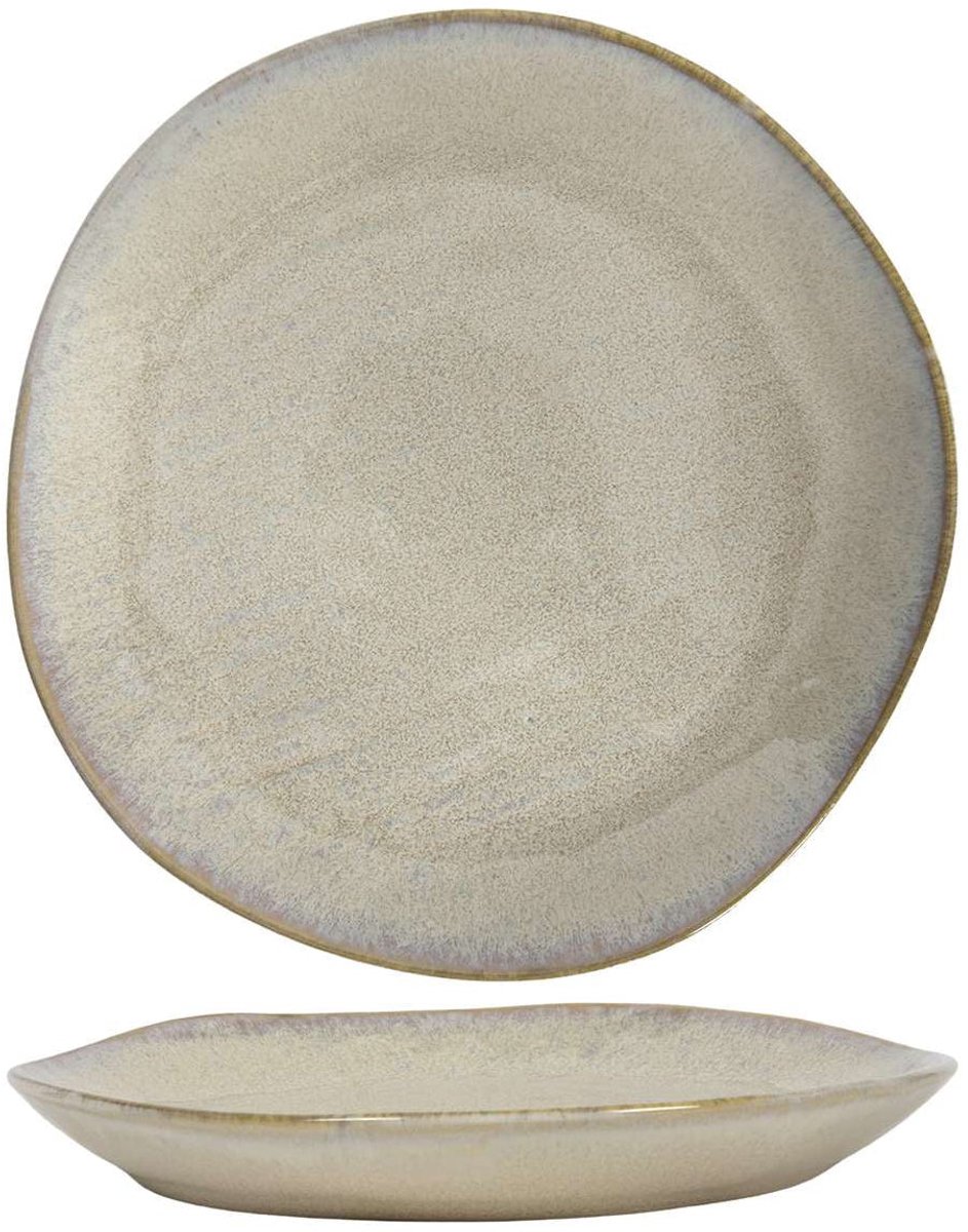 Cookinglife Ontbijtborden / Dessertborden Linen Beige ø 21 cm – 6 stuks