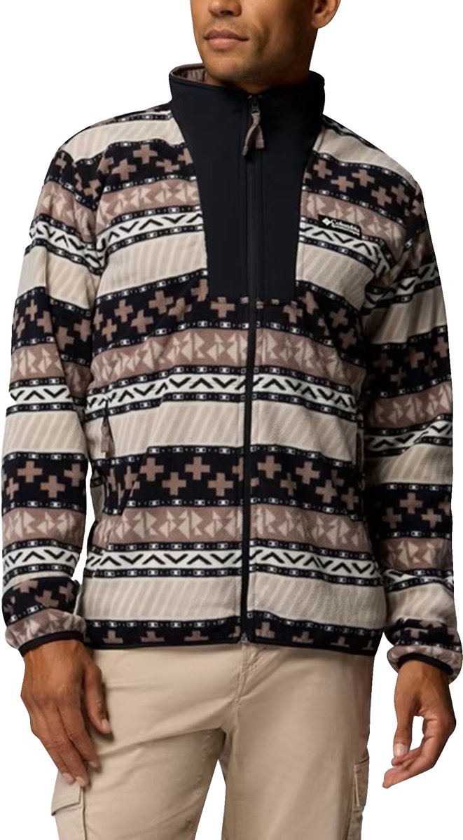 Columbia Sequoia Grove II Printed Full Zip fleecejas voor heren 2174071 kleurrijk