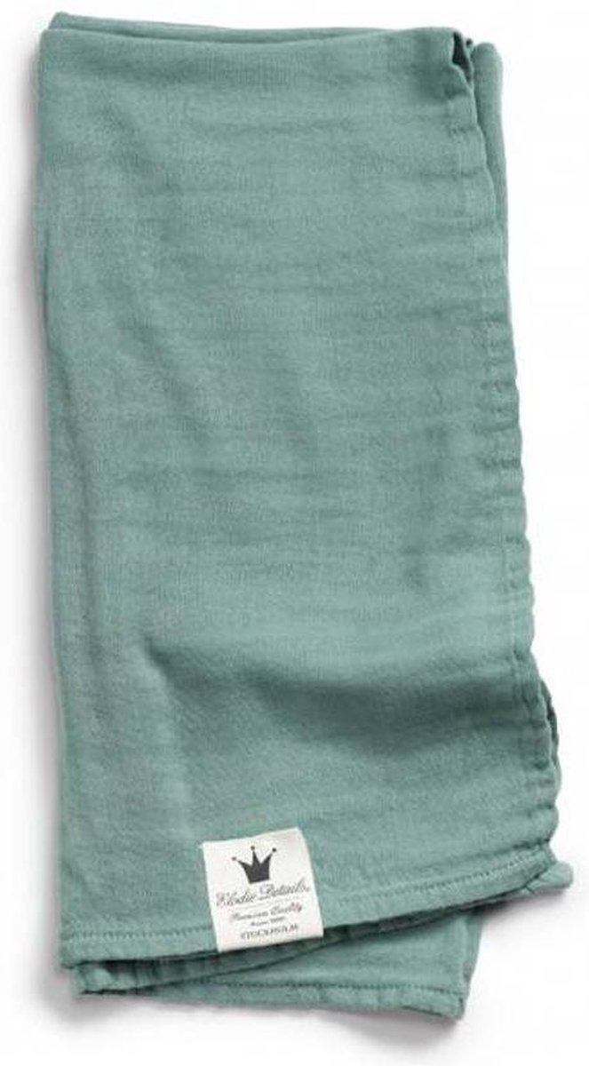 Goedkoopste Elodie Bamboe Hydrofiele doek - Hydrofiele doeken - Tetradoeken - Mineral Green
