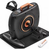 BoActive® Elektrische Stoelfiets - 12 Niveaus - Gemotoriseerde Mini Hometrainer & Beentrainer - Incl. Antislipmat - Met LCD-Display - Actief & Passief - Zwart