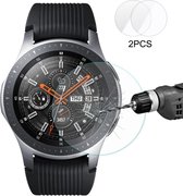 0.2 mm Tempered Glass Screen protector – Scherm beschermer – Extra sterk 9H - Geschikt voor Samsung Galaxy Watch 46 mm – 2 stuks