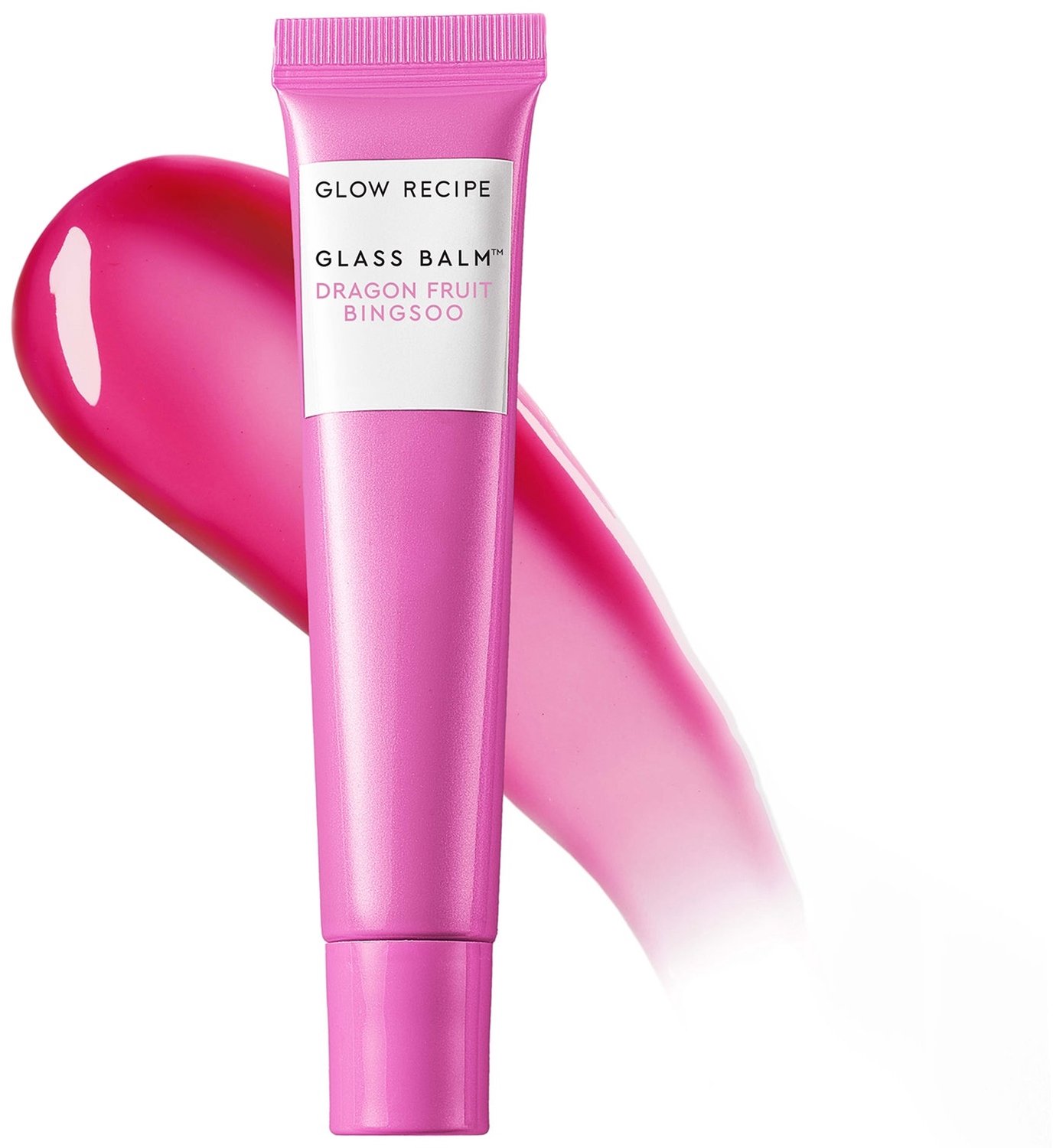 Glow Recipe - Glass Balm Lip Treatment - Lippenbalsem - Dragonfruit Bingsoo - 15 ml
