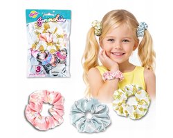 STNUX 3x Scrunchies Haarbanden - Kleurrijk, Comfortabel, Hoge Kwaliteit