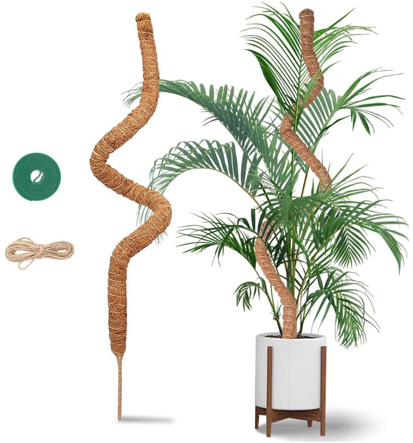 Famanu – Monstera Moss Rod 120 cm, Flexibele Kokosvezel Plant Steun voor Klimplanten