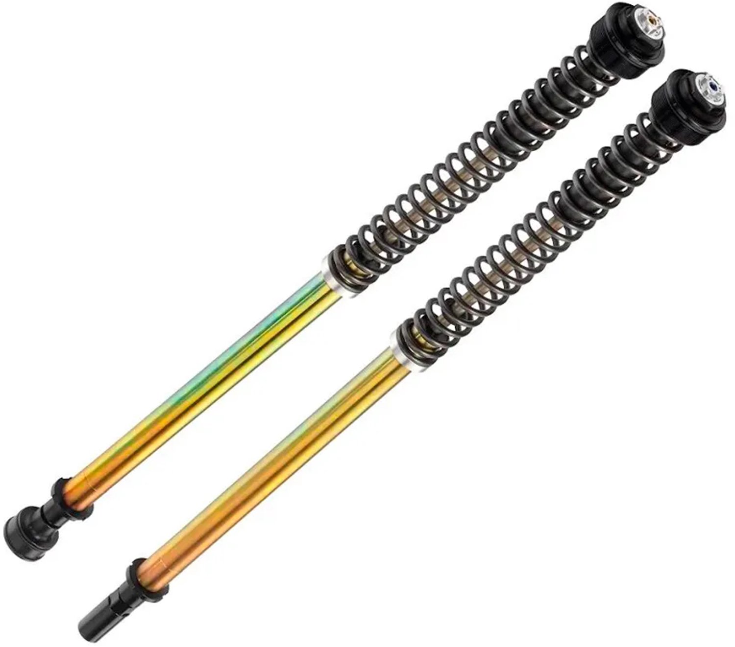 Bitubo Aba Series Harley Davidson Fxfb 1750 Abs 18-21/fxfbs 1868 Abs 18-23 Cartridge Kit Zwart,Goud