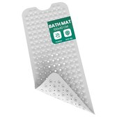 Avalo Douchemat Antislip - 100x40 cm - Badmat Antislip voor in Bad met Zuignappen - Antislipmat - Wit