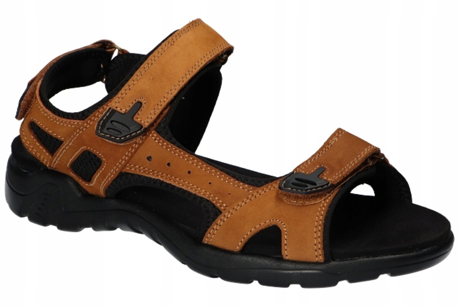 American Club CY146 Heren Sandalen Leer Bruin