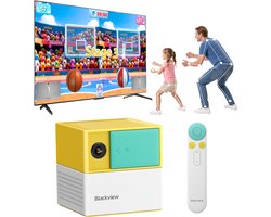 Blackview PlayPop 8 - Educatieve Spelcomputer - Motion Gaming Console - zonder controller - Cadeau voor Kinderen - WiFi 6 - Bluetooth 5.0 - privacy camera - Crèmekleur