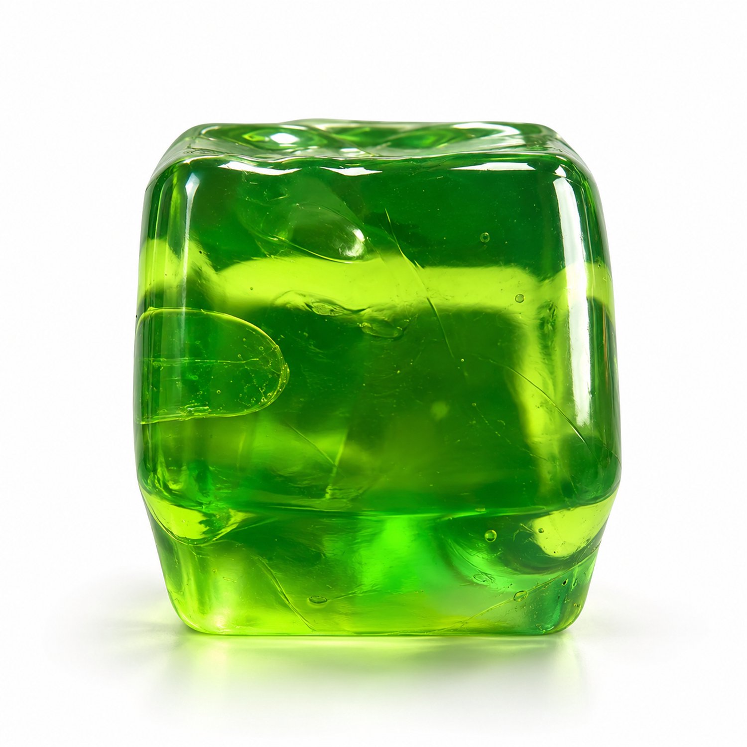 Hoogwaardige Kubus Squishy / Stressbal | Vierkante Slowrising Knijpbal | Viral Tik-Tok Fidget Speelgoed - Groen