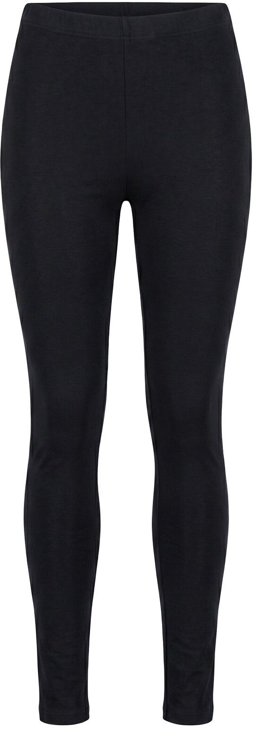 Ulla Popken - Dames - Legging Cut It Your Way smalle pijpen biologisch katoen - Zwart - Maat 42+