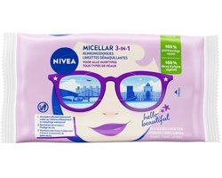 NIVEA 3 in 1 Micellair Reinigingsdoekjes 25 stuks