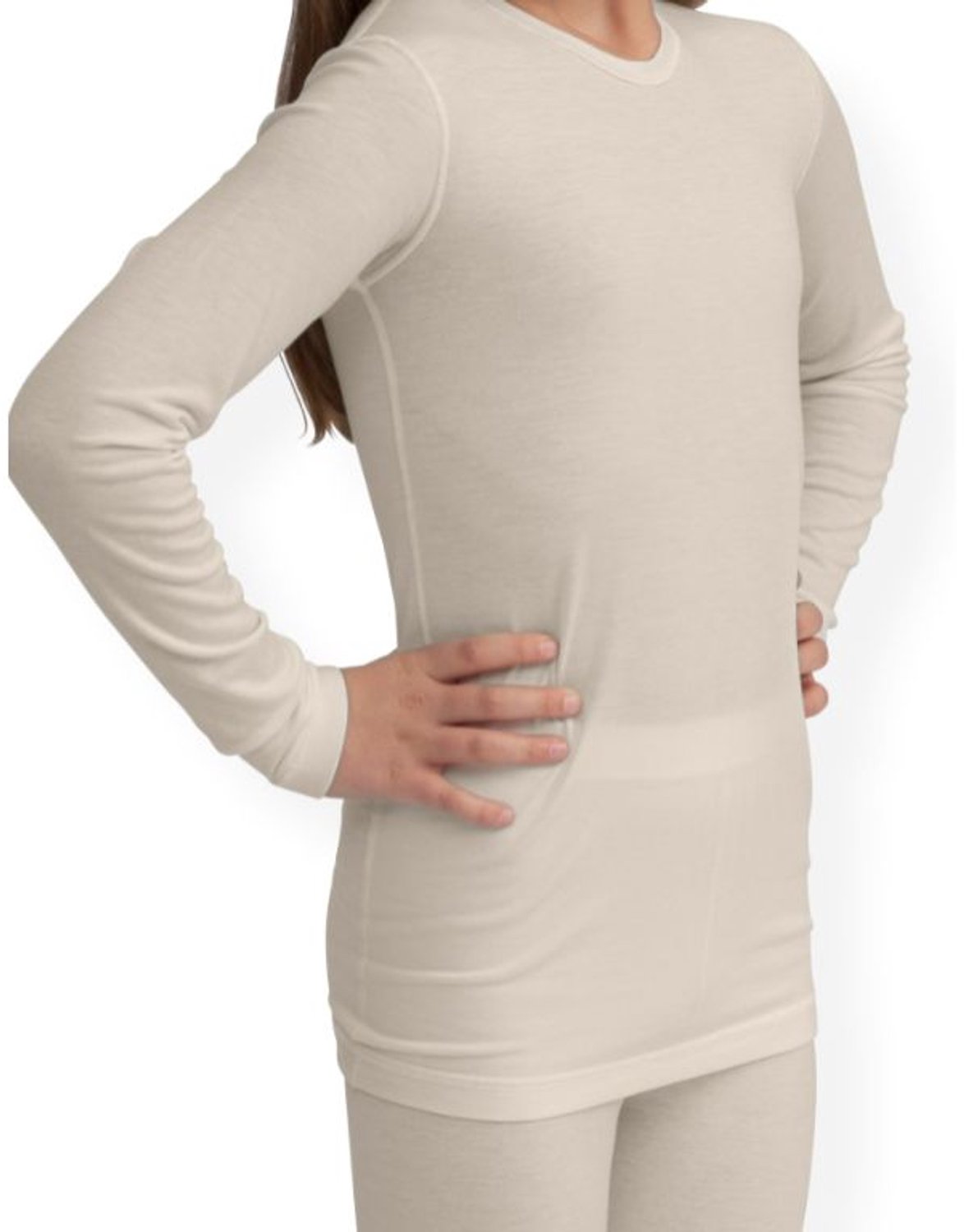 Eczeem Shirt Kinderen Lange Mouw - Maat 140 - Lyocell met zinkveze