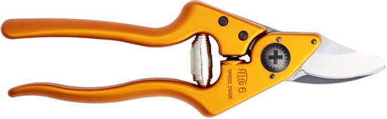 Felco 6 Color Edition Snoeischaar - Voor Middelgrote Handen - Knipt tot Ø 20 mm | Oranje — afbeelding 4