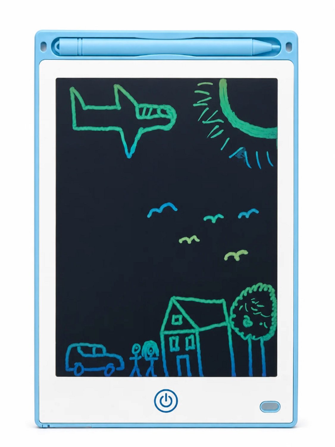 Tekenbord kinderen MARUNS - Tekentablet - LCD Tekentablet kinderen - Grafische tablet kinderen - Kindertablet Blauw - 8 inch