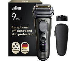 Braun Series 9 PRO+ 9615S - Elektrisch Scheerapparaat met Trimmer - Ultradunne Precisiescheerbladen - Pro SensoAdapt - Oplaadstandaard