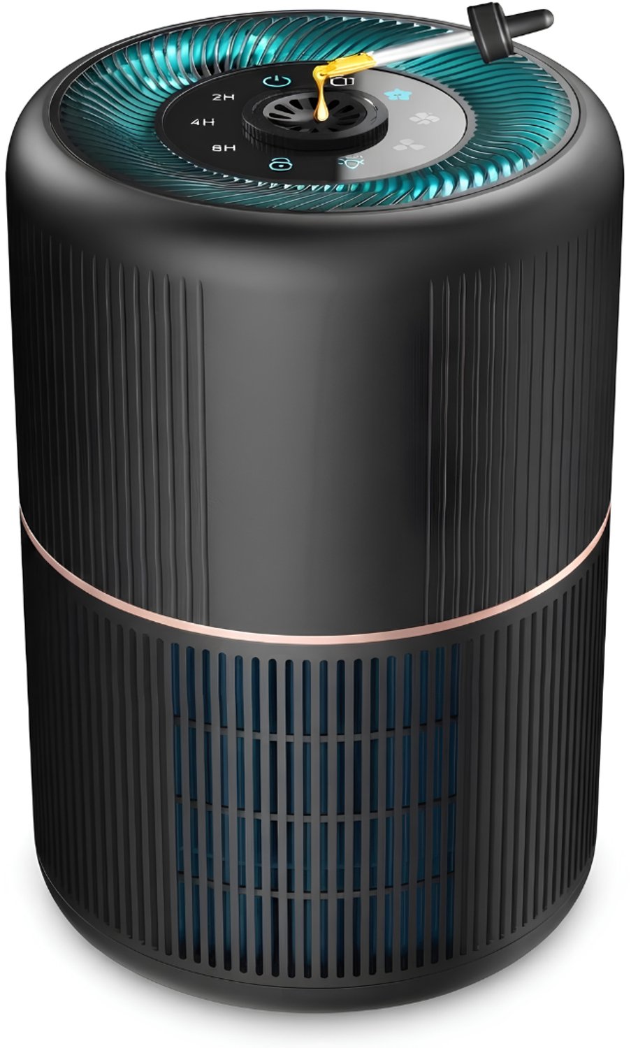 KLS® Luchtreinigers met Hepa Filter - Luchtreiniger Hepa Filter - Luchtreiniger - Zwart - 19cm x 19cm x 29cm