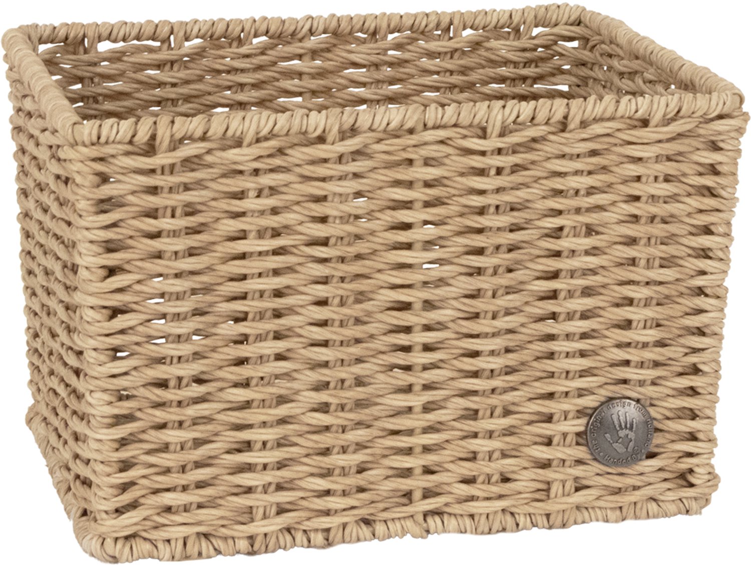 Handed By - Open opbergmand - Handgevlochten - Naturel - Celeste - lichtbruin, natuurlijk beige - natural light brown