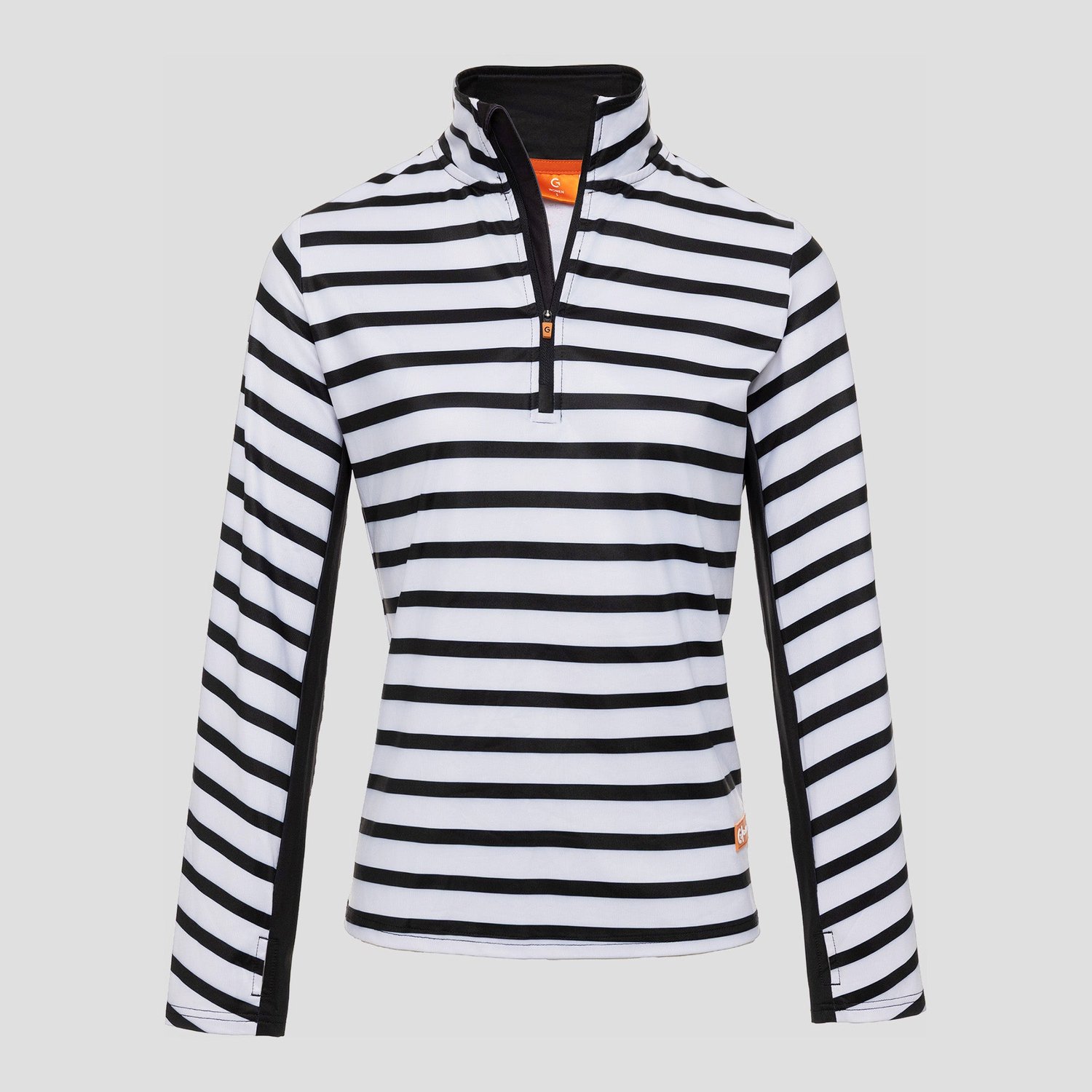 Gareth & Lucas EVO Skipully Stripes 2XL 100% Gerecycled Polyester Midlayer Sportshirt Wintersport Multicolor