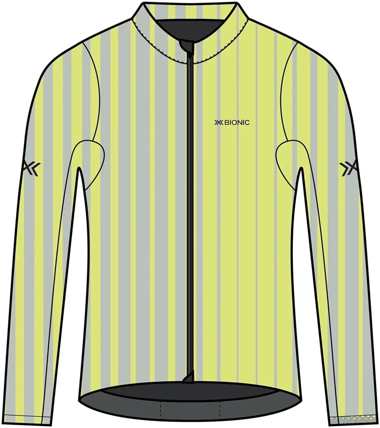 X-bionic Corefusion Ride Trui Met Lange Mouwen Geel XL Man