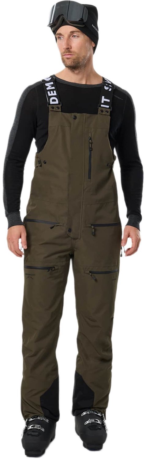 Swedemount Freeride Bib Pants II – Skibroek voor heren – 3XL Olijf