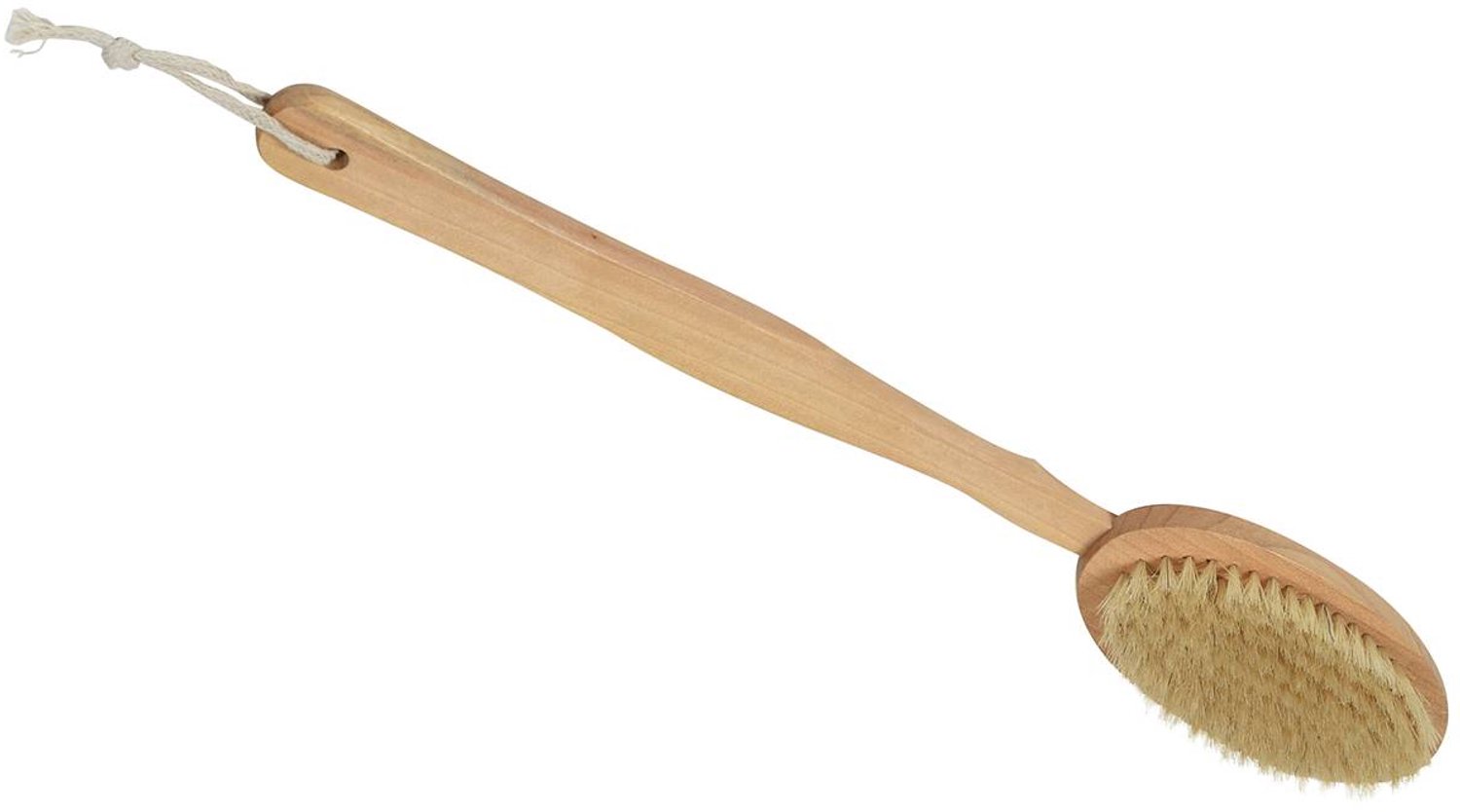 Brosse corps avec manche en bois naturel