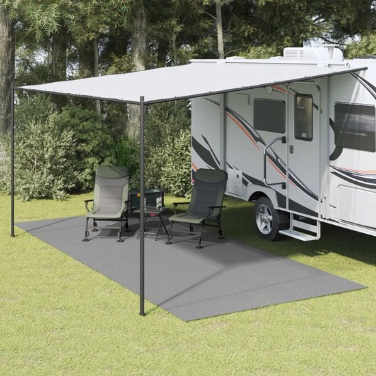 Antraciet Kampeermat 5,5x2,5m - Duurzaam Polyester/PVC — afbeelding 4