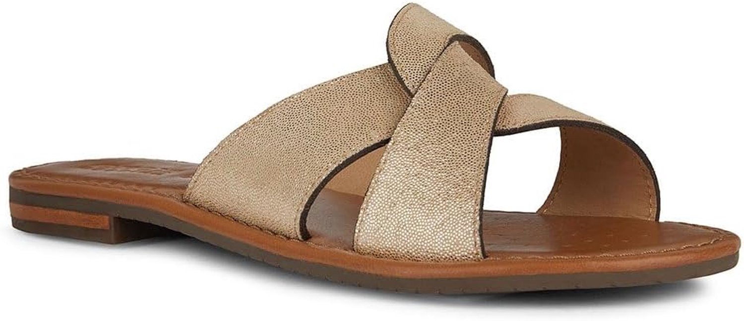 Geox D Sozy S C Dames Sandalen Goud