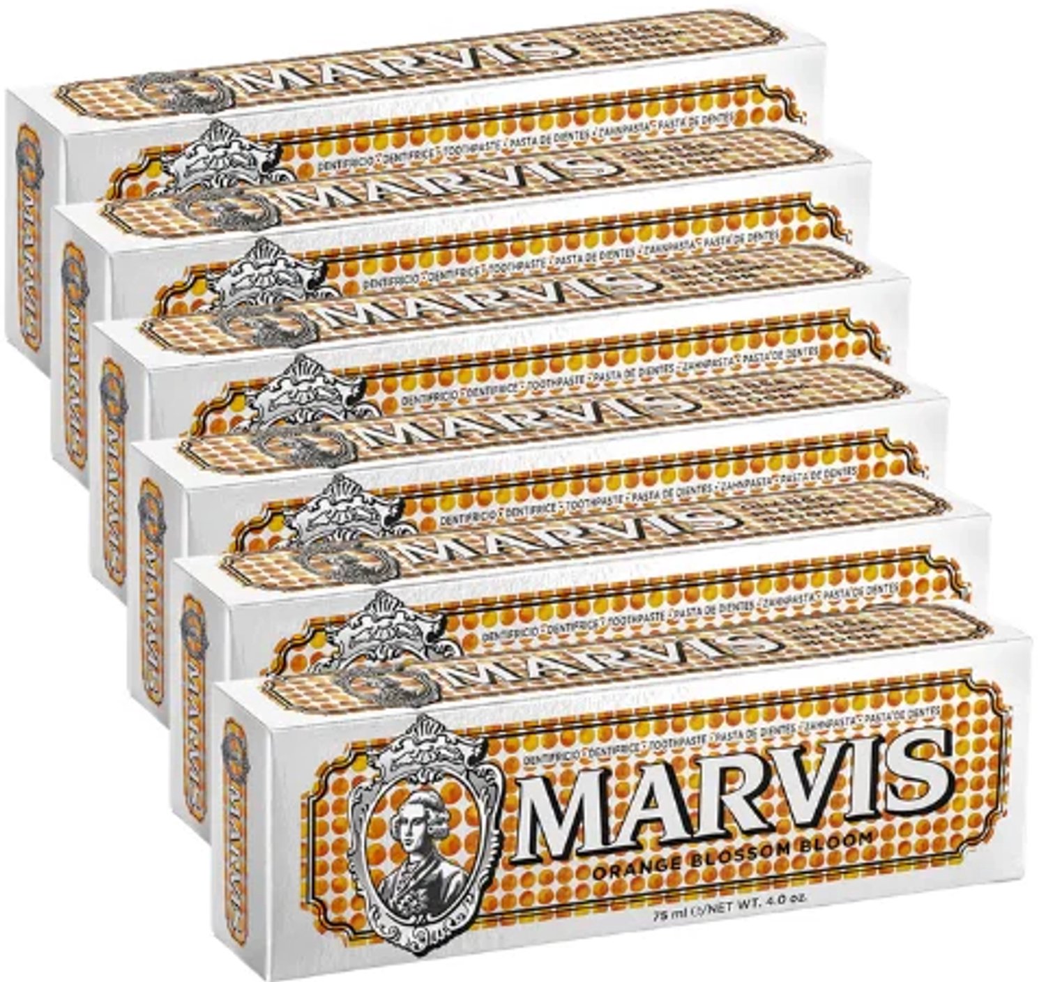Marvis Tandpasta Orange Blossom Bloom | 6 x 75 ml
