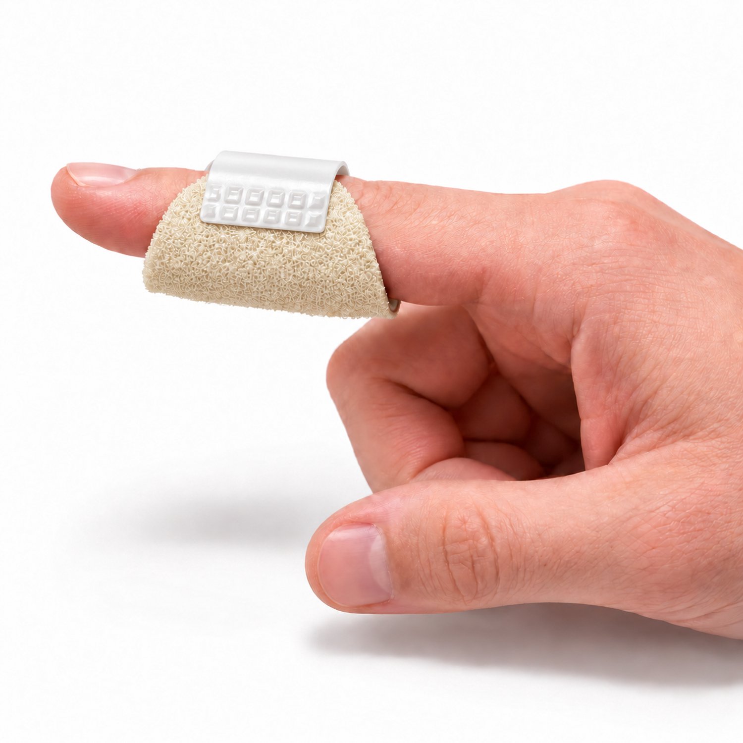 Mini Vingerspalk beige verkrijgbaar in 7 kleuren - vingerbrace - vingerspalken - vinger splint - mallet vingerspalk - triggerfinger spalk