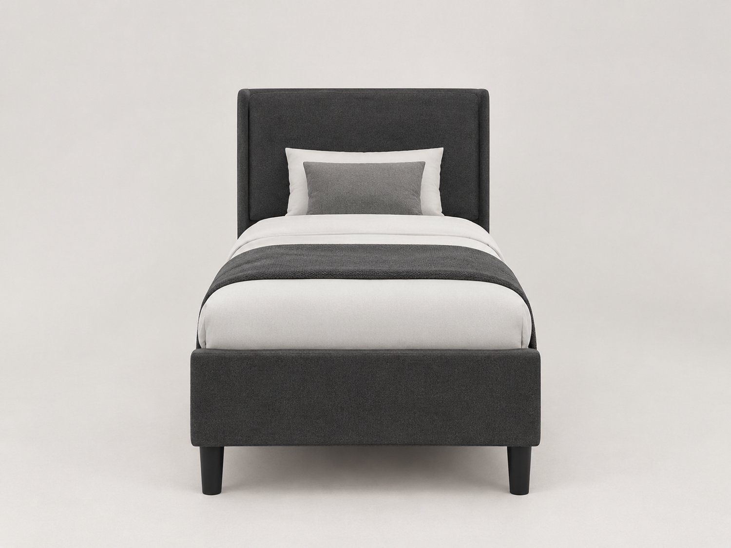 Boxspring DreamLux - 90x200 Compleet - Zwart Glad - Puntrust Bedden