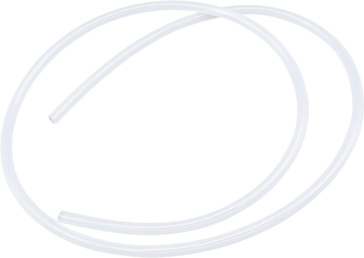 Slang geschikt voor levensmiddelen, 4 mm ID x 6 mm OD 2 meter, flexibele transparante siliconen slang, waterluchtslang