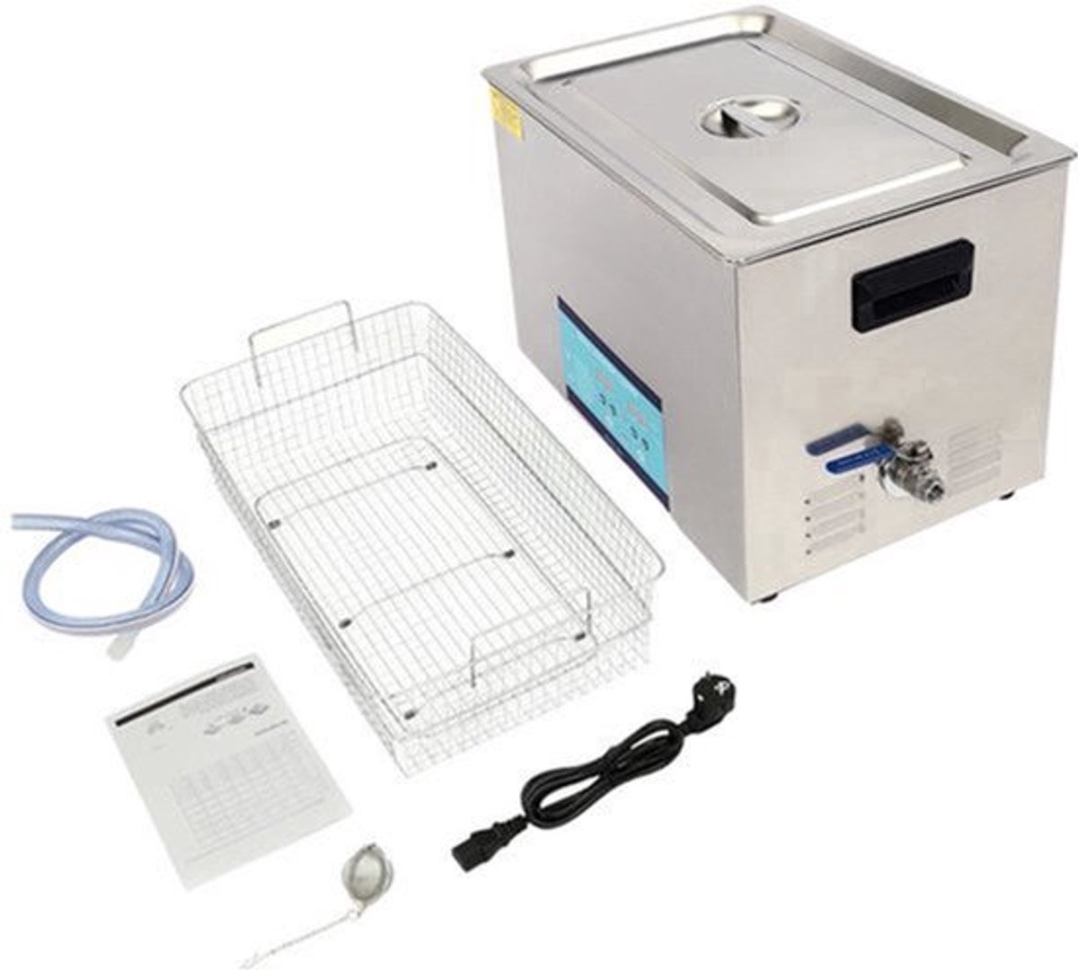 Ultrasoonreiniger – Ultrasoon Reinigingsapparaat – Ultrasoon Wasbakje – Ultrasone Schoonmaker – RVS Tank 30 Liter – 28/40 kHz Frequencies