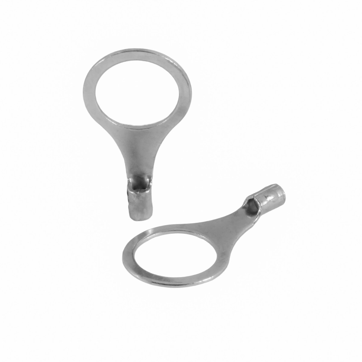 14032, 0,5-1,5 mm2, M10, 25 stuks ringkabelschoenen, zilver